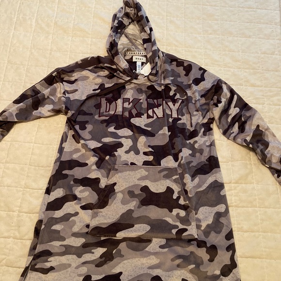 DKNY Lightweight long fleece hoodie - Picture 2 of 6